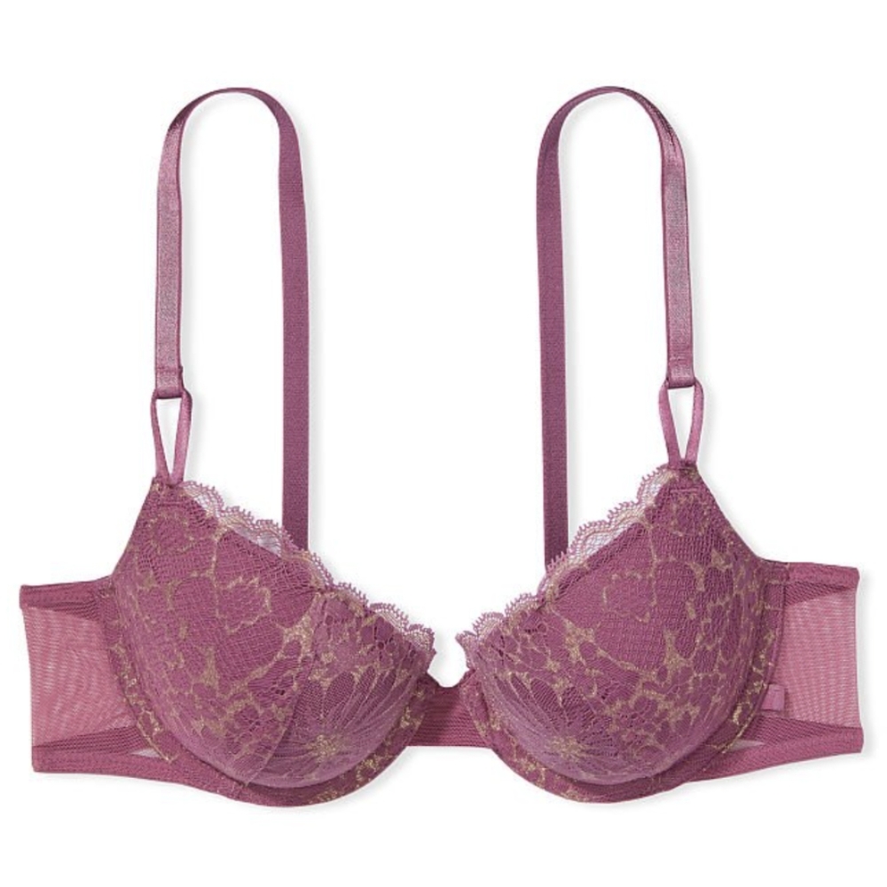 NWT VS Sexy Tee Lace Lightly Lined Demi Bra